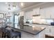 Beautiful kitchen featuring pendant lighting, a large island, and modern appliances at 19034 Cypress Garden Dr, Davidson, NC 28036