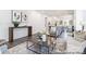 Inviting living space with a view into the contemporary kitchen at 24558 Blue Heron Cir # 402, Lancaster, SC 29720