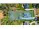 Aerial view of property featuring house, garage and lot lines at 4594 N Wynswept Dr, Maiden, NC 28650