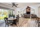 Bright dining area connected to the living room, perfect for entertaining guests and Gathering at 4594 N Wynswept Dr, Maiden, NC 28650