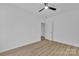 Neutral bedroom with ceiling fan, lots of natural light, and minimalist design at 504 Christopher Ln, Chester, SC 29706