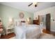 Relaxing main bedroom with stylish furnishings, a decorative mirror, and ensuite access at 512 Park View Dr, Belmont, NC 28012