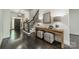 Bright entryway featuring dark hardwood floors and stylish decor at 5868 Savona Ter, Fort Mill, SC 29708