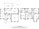 Floor plan showing layout of rooms, including kitchen, bedrooms, and living spaces at 6201 Creola Rd, Charlotte, NC 28270