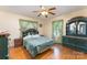 Inviting bedroom with hardwood floors and traditional furnishings at 627 Gray Dr, Charlotte, NC 28213