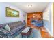 Cozy living room with wood-burning fireplace and traditional décor at 627 Gray Dr, Charlotte, NC 28213