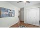 Bright bedroom featuring natural light, closet, and tasteful wall art creating a cozy retreat at 8917 Chalkstone Rd, Charlotte, NC 28216