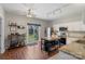 Bright, modern kitchen with stainless steel appliances, butcher block island, and an outdoor view at 8917 Chalkstone Rd, Charlotte, NC 28216