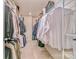 Spacious walk in closet with ample shelving space for organized storage and easy access at 17231 Rider Wood Ln, Charlotte, NC 28278