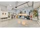 Spacious garage with epoxy flooring, custom storage solutions, and ample space for parking and organization at 17231 Rider Wood Ln, Charlotte, NC 28278