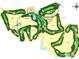 Detailed map of the golf course, highlighting the layout at 17231 Rider Wood Ln, Charlotte, NC 28278