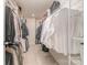 Walk-in closet with extensive shelving and hanging space, providing ample storage at 17231 Rider Wood Ln, Charlotte, NC 28278