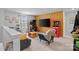 Upstairs game room features vintage arcade games, accent seating, and a cozy atmosphere at 179 Bezelle Ave # 34, York, SC 29745