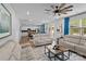 The open-concept living space connects the kitchen and living room, ideal for modern living at 179 Bezelle Ave # 34, York, SC 29745