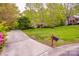 Exterior home view, with well-manicured lawn, and lush, mature trees at 2199 Lookout Pt, Rock Hill, SC 29732