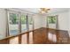 Bright bedroom with hardwood floors, large windows, and neutral walls, creating a serene and inviting space at 319 Hatley Ne Cir, Concord, NC 28025