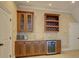 Bar featuring a microwave and wine fridge at 324 Quinby Way, Rock Hill, SC 29732