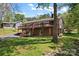 Back exterior view of the home and two-story deck at 531 Hattaway Dr, Mount Gilead, NC 27306