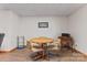 Functional basement space with a round table, seating, and versatile layout at 531 Hattaway Dr, Mount Gilead, NC 27306