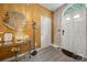 Foyer featuring a modern mirror and beautiful lighting at 5310 Glenlea Walk Ln, Charlotte, NC 28216