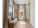 Cozy sitting area with large windows and stylish curtains, creating a comfortable retreat at 706 Falling Oak Aly # 16, Huntersville, NC 28078