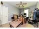 Bedroom with boxes and furniture, showing potential for flexible use at 9600 Lockhorn Ct, Mint Hill, NC 28227