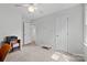 Bedroom space with carpeted floors and ceiling fan at 1007 Doby Springs Dr, Charlotte, NC 28262