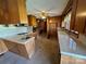 Efficient kitchen featuring a combination of wood cabinets and an open layout at 1012 Burrage Ne Rd, Concord, NC 28025