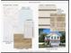 A home specifications chart showing backsplash, paint, cabinets, siding, brick, flooring, and countertops at 1141 Thayer Glen Ct, Charlotte, NC 28213
