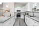 Modern kitchen featuring stainless steel appliances, granite countertops, and ample cabinet space at 1149 Thayer Glen Ct, Charlotte, NC 28213