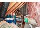 Image shows basement with insulation, and lots of boxes at 14541 Holly Springs Dr, Huntersville, NC 28078