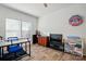 Functional home office with modern desk and lots of shelving; perfect for remote work or study at 1578 Whitman Ct, York, SC 29745