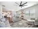 Inviting living room with hardwood flooring, large windows and comfortable seating at 17502 Snug Harbor Rd, Charlotte, NC 28278