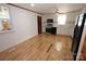 Spacious kitchen features stainless steel appliances, and white cabinets at 306 E Burnsville St, Wadesboro, NC 28170