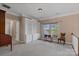 Cozy bonus room with built-in bookshelves and a window seat at 4465 3Rd Nw St, Hickory, NC 28601