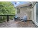 Lovely deck area with seating, perfect for enjoying the outdoor view at 4561 Walden Pond Trwy, Concord, NC 28025