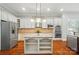 Spacious kitchen with stainless steel appliances, custom cabinetry, and granite countertops at 648 Revival Row, Fort Mill, SC 29708