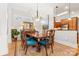 Elegant dining room with a chandelier and natural light at 962 Blakeley Walk, Rock Hill, SC 29732