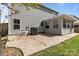 Backyard featuring a patio, an AC unit, and a fenced-in yard, offering privacy and space at 10937 Dry Stone Dr, Huntersville, NC 28078