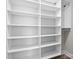 Spacious walk-in closet with multiple shelves provides ample storage at 10937 Dry Stone Dr, Huntersville, NC 28078