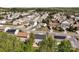 A wide shot of houses lining a street, in a quiet neighborhood at 10937 Dry Stone Dr, Huntersville, NC 28078