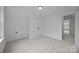 Neutral carpet bedroom with door to hall at 130B Springway Dr, Kannapolis, NC 28081