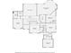 Second floor plan with primary bedroom, sitting room, bathrooms, and walk-in closets at 14131 Lea Point Ct, Huntersville, NC 28078
