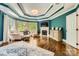 Spacious main bedroom featuring large windows, a fireplace, and hardwood floors at 14131 Lea Point Ct, Huntersville, NC 28078