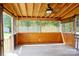This screened-in porch offers views of the backyard and a storage shed at 1537 Haupt Strasse None, Conover, NC 28613