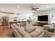 Inviting living area connected to the kitchen, offering comfortable seating and a relaxing atmosphere at 1543 Ab Moore Jr Dr, Indian Trail, NC 28079