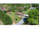 Aerial view of property showcasing the home, yard, and driveway at 2003 Cape Hickory Cutoff Rd, Hickory, NC 28601