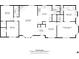 Detailed floor plan showcasing the layout and dimensions of the home at 2003 Cape Hickory Cutoff Rd, Hickory, NC 28601