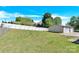 Large backyard featuring a metal garage and a fenced in yard at 2116 1St Avenue Nw Pl, Hickory, NC 28601