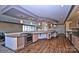 The shared kitchen space has an oven, ample counter space, and modern finishes at 222 S Caldwell St # 1801, Charlotte, NC 28202